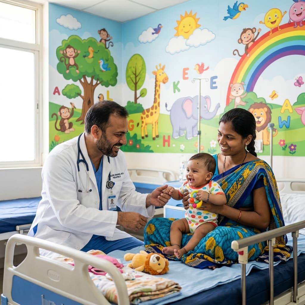 Doctor providing care
