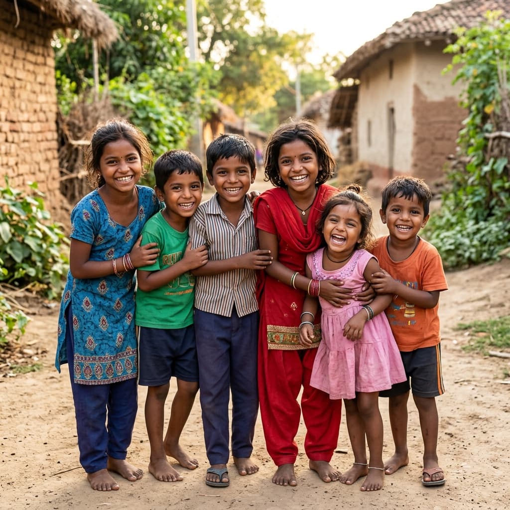 Smiling children